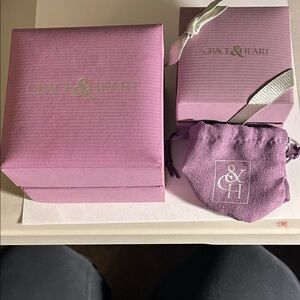 Grace & Heart Purple Jewelry Set